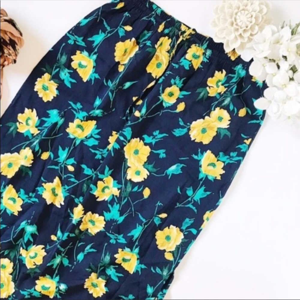 Vintage 90s Sag‎ harbor long Floral skirt - Picture 4 of 6